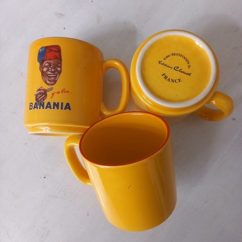 Banania bon 3 mugs - banania, "
