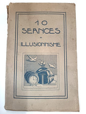 MAGIE PRESTIDIGITATION PROFESSEUR BOSCAR 10 SEANCES ILLUSIONNISME 1927 ILLUSTRE