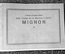 Manuel machine à écrire