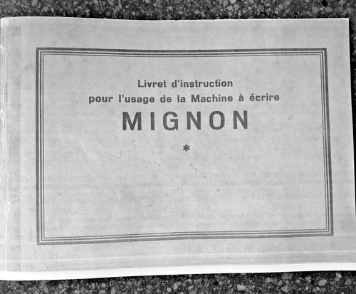 Manuel machine écrire - machine,