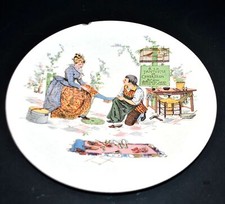 SARREGUEMINES Rare assiette métier Enfants Richard "Cordonnier" Froment Richard