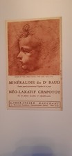 Buvard Pharmacie MINÉRALINE du Dr BAUD Léonard de Vinci NÉO LAXATIF CHAPOTOT