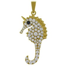 Pendentif HIPPOCAMPE Plaqué