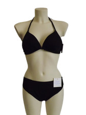 Rose Pomme Maillot de bain Push 2 pièces Noir Haut & Bas T.2 (38)  NEUF