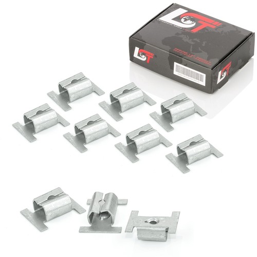 10x écrous tôle clips - 10x,
