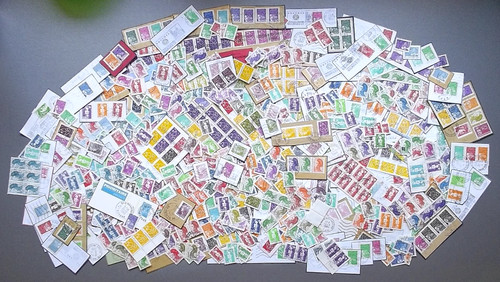 Gros lot collection - , timbres