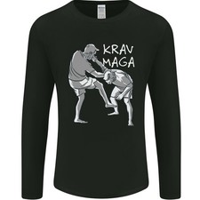 Krav Maga Arts Martiaux Mixtes MMA Combat T-Shirt À Manches Longues Pour Hommes