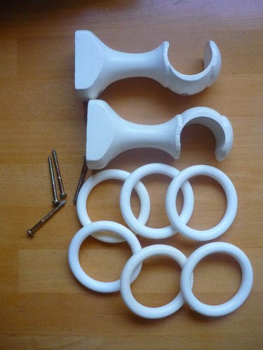 Lot porte tringle blancs - de, porte-tringle