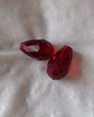 Perles verre goutte a - 2,