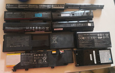 Lot de 10 Batteries pour Ordinateur Portable En L'état  non testé  Sony Asus .