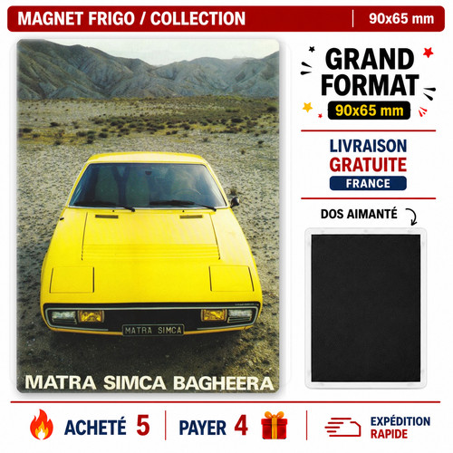 Magnet frigo matra bagheera - frigo,
