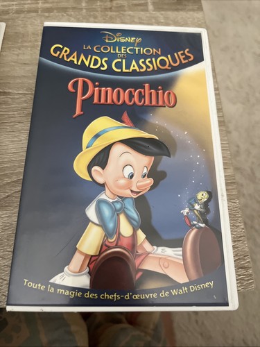 Cassette video vhs - cassette, pinocchio