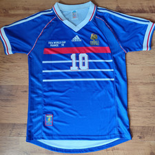 Maillot France Coupe du Monde 1998 Zidane M - FFF 98 shirt