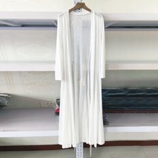 Femme Long Cardigan Maille Pur