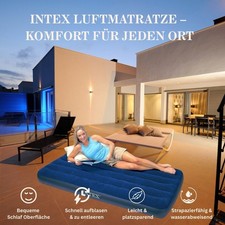 Matelas pneumatique simple floqué 191 x 99 x 25 cm