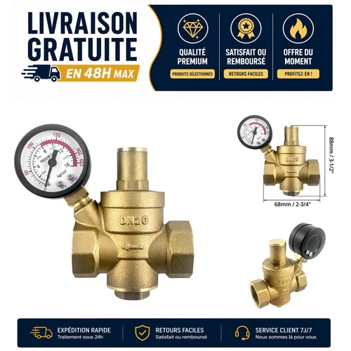 Réducteur pression eau - de, d'eau