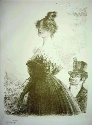Leandre jeune femme époque - :,