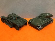Lot Dinky Toys Char AMX 80C + EBR Panhard 80A Militaire 