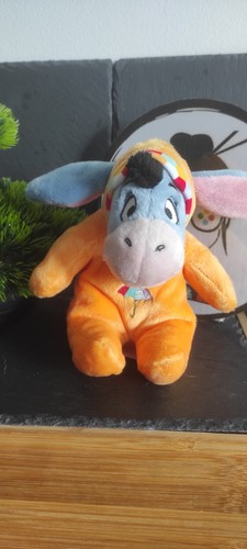 Peluche âne bourriquet orange - âne,