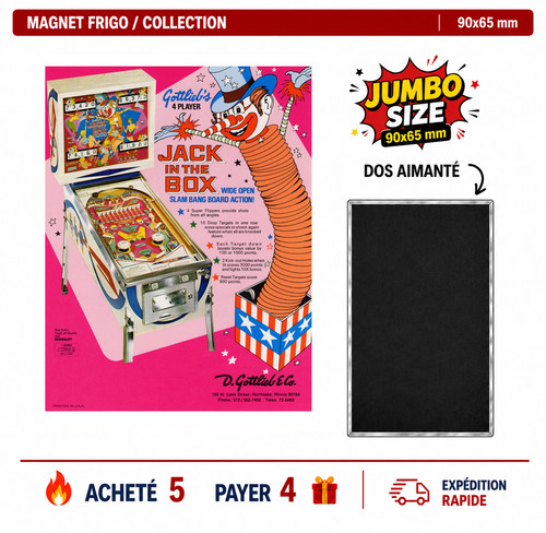 Magnet frigo jack - magnet, box