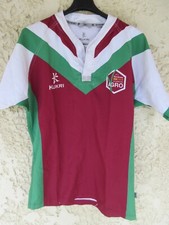 Maillot rugby A.S BORDEAUX Sciences Agro porté n°12 Kukri shirt L