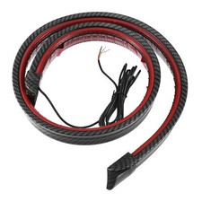 Voiture becquet avec Rouge LED Frein Lumiere 47.2" 1.2m Carbone Fibre Motif