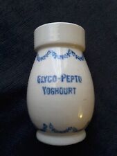 Pot de yoghourt glyco pepto Martens Genève pot yaourt yogourth