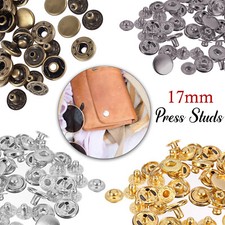 17mm Métal S Ressort Boutons