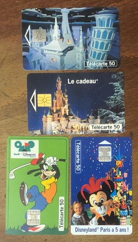 Lot telecarte walt - telecarte, disney