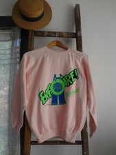 ENFOIRE 36 38 1 SWEAT ROSE VERT FLUO HAUT TEE SHIRT CHAUD CHEMISE GILET VESTE  S