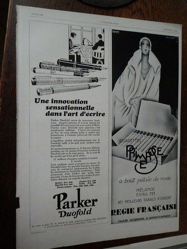 Parker duofold cigarettes - parker,
