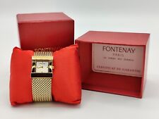 FONTENAY  PARIS Bracelet Montre Femme à quartz en acier inoxydable Vintage