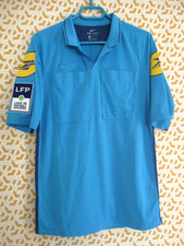 Maillot Arbitre Nike Dri Fit Bleu manche courte Ligue Football Homme - M