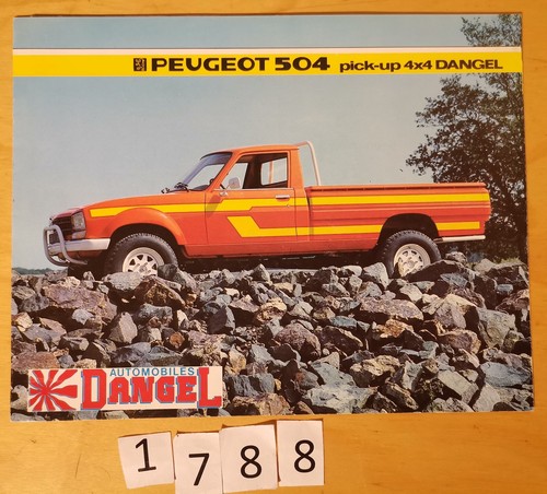Dangel peugeot 504 pick - peugeot, 4x4