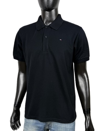 Polo homme noir tommy hilfiger - polo,