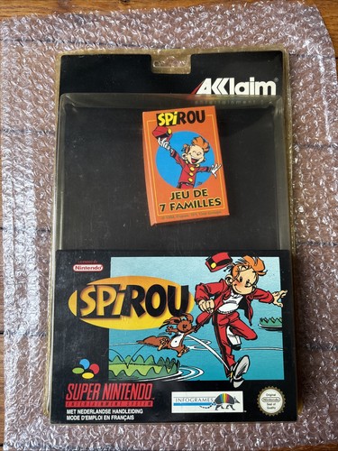 Jeu spirou super nintendo - spirou,