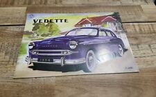 Catalogue brochure Prospectus ford vedette v8 1954