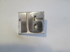 Sigle insigne logo aluminium