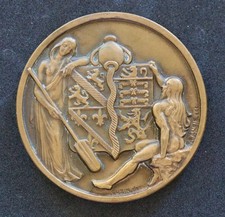 GRANDE MÉDAILLE EN BRONZE DU