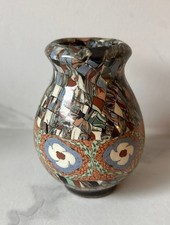 JOLI VASE ANCIEN  EN MOSAÏQUE