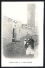 Cpa oujda grande mosquée - oujda,, la