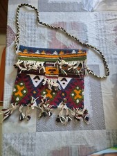 Sac à bandoulière berbère ethnique en laine de ouarzazate taznakht