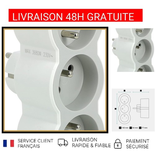 Multiprise legrand prises - 3,