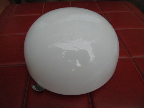 Plafonnier verre blanc - verre,