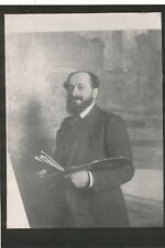 Jules ADLER Tirage argentique d’époque photo photographie palette pinceaux toile