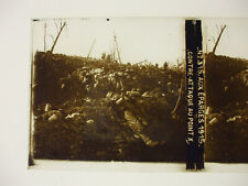 plaque photo stéréo  guerre 14-18 eparges 1915 contre attaque point X