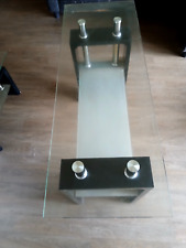 meuble tele en verre