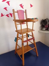 Jouet chaise haute - chaise, vintage