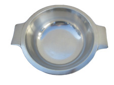 Plat rond creux métal