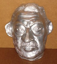 Plâtre Serge GAINSBOURG chanteur tête déco collection plaster french singer